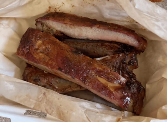 Pork Rib Plate.