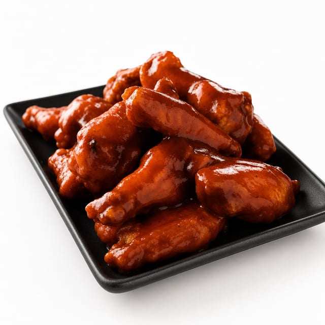 Spicy Barbecue Wings.