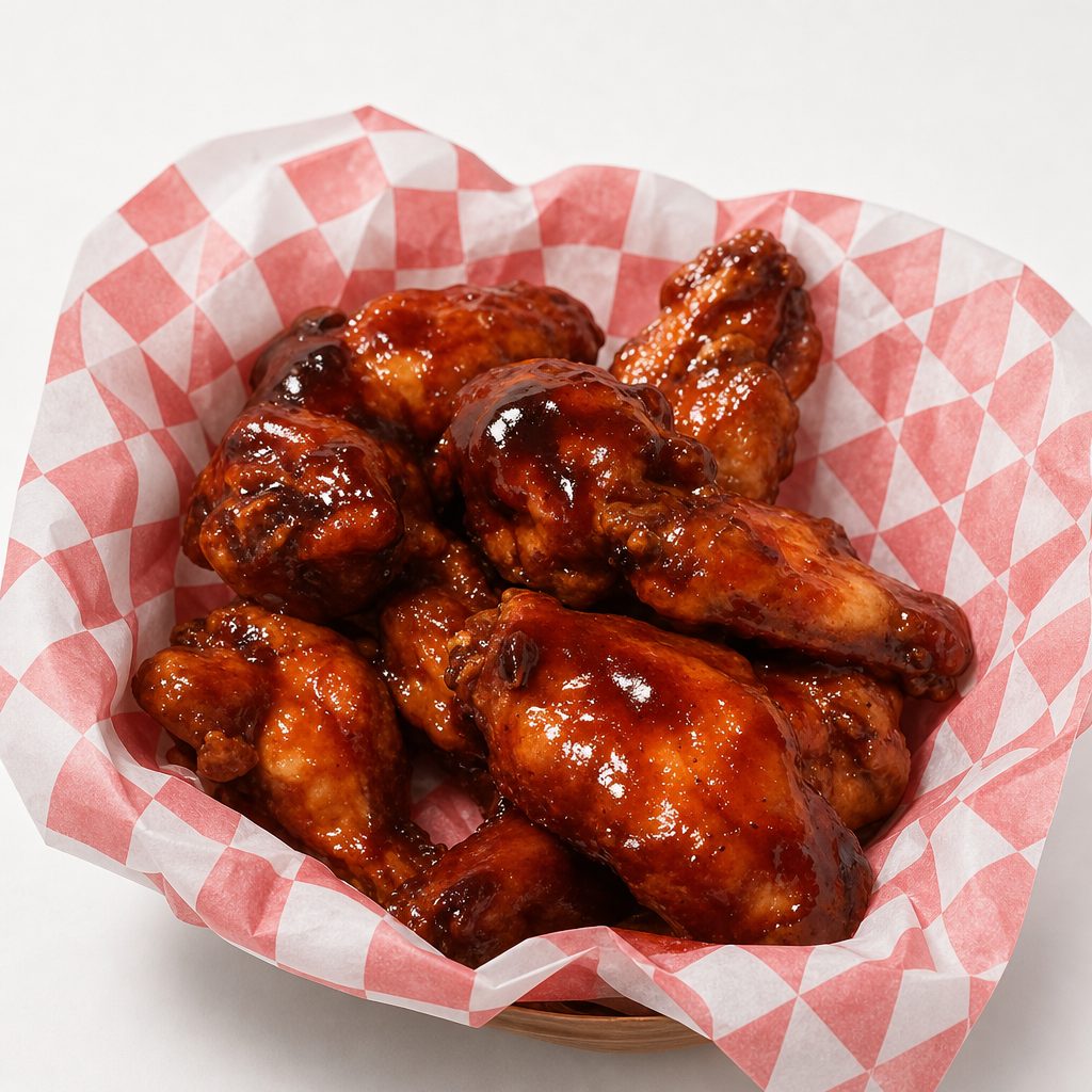 Sweet Barbecue Wings.