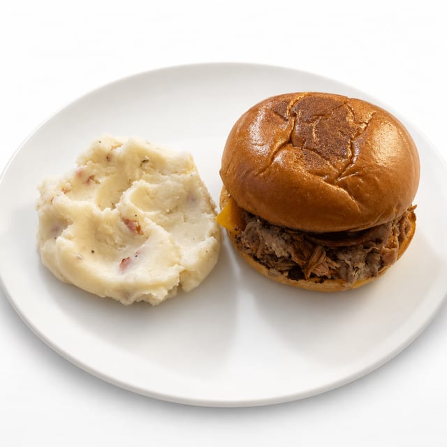 Pulled Pork Sandwich Combo.