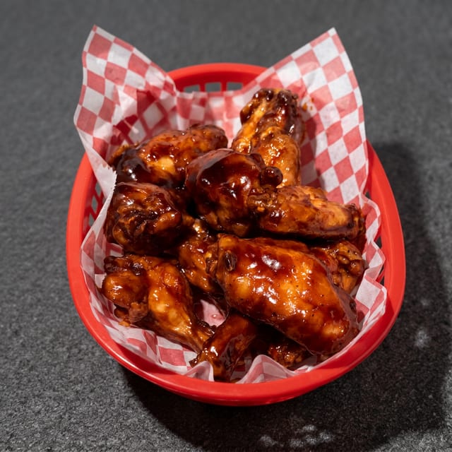 Sweet Barbecue Wings.